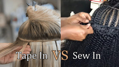 Tape In Vs Sew In Extensions, What's The Difference?