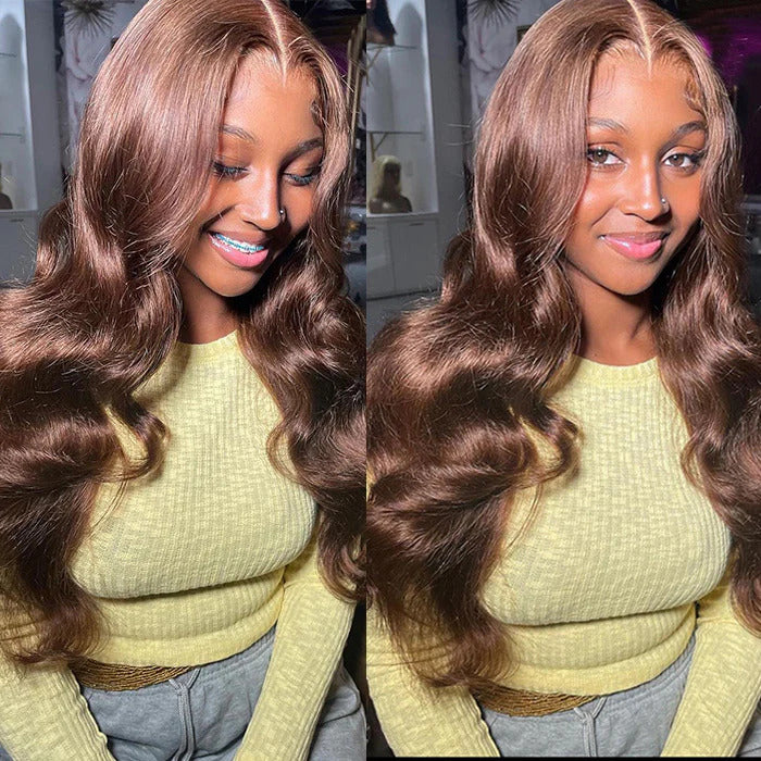 Two 220% Long Wigs| 8X5 Pre Cut Lace Water Wave Wig+8X5 Pre Cut Lace Brown Body Wave