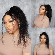 Flash Sale Sung Fit Hidden Strap 360 Skin Lace Frontal Pre-cut & Pre-bleached Human Hair Wig 180% Density