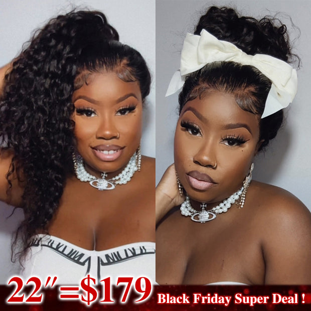 220% Density Glueless 360 Lace Frontal Wigs With Hidden Elastic String Ready & Go Affordable Snug Fit Human Hair Wigs Special Sale