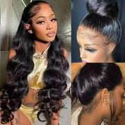 Upgrade Glueless 360 Lace Frontal Wigs With Hidden Strap Ready & Go Water Wave Affordable Human Hair Wigs 220% Density