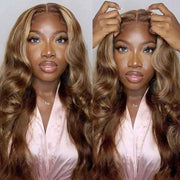 Two 220% Long Wigs |8X5 Pre Cut Lace #427 Body Wave Wig+8X5 Pre Cut Lace Curly Wig