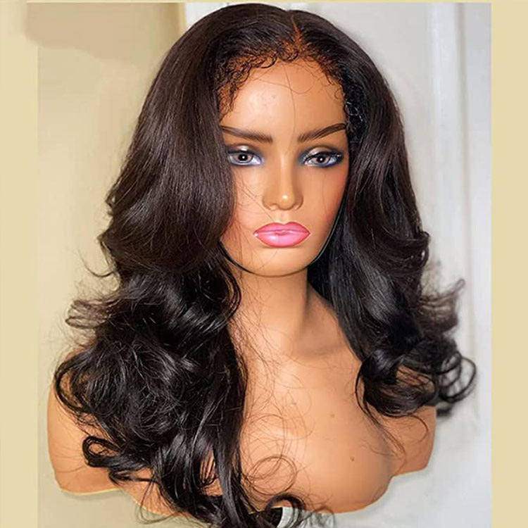 4C Edge Hairline丨Body Wave 13x4 HD Lace Front Wig with Curly Edges Baby Hair Wigs