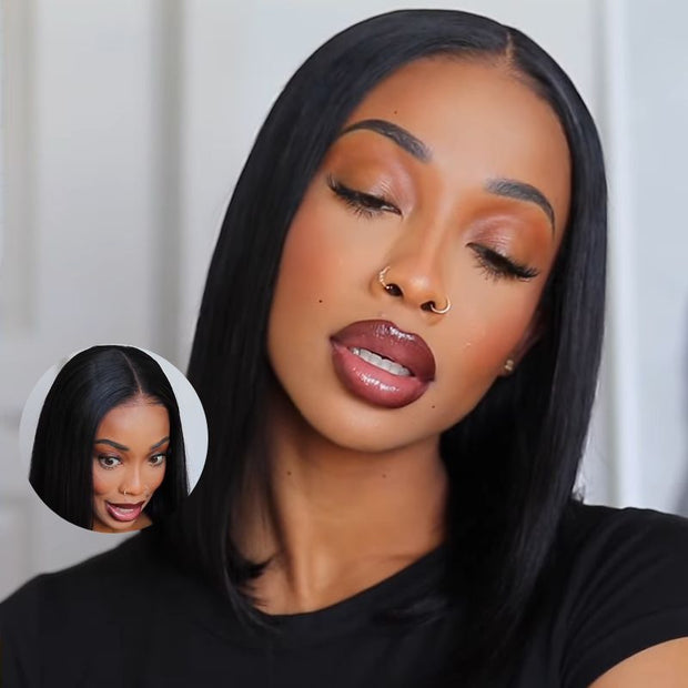 2 Wigs=$99 | Put On And Go Glueless Bob Wigs 220% Density