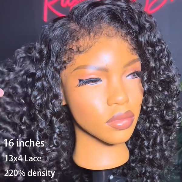 Glueless 4C Edge Hairline Pre Cut Lace Wig 8x5/13x4 Curly Hair HD Lace Curly Edges Wig