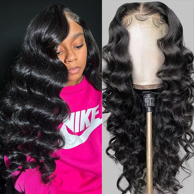 8X5 HD Lace Wig Pre Cut Lace Loose Deep Wave Wear & Go Glueless Wig Wi ...