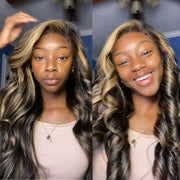 2 Wigs=$189|20 Inch 8X5 Pre Cut Lace Water Wave+20 Inch 8X5 Pre Cut Lace Highlight Body Wave