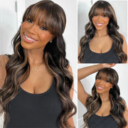 Two 220% Long Wigs|8X5 Pre Cut Lace Water Wave+8X5 Pre Cut Lace Highlight Body Wave With Bangs