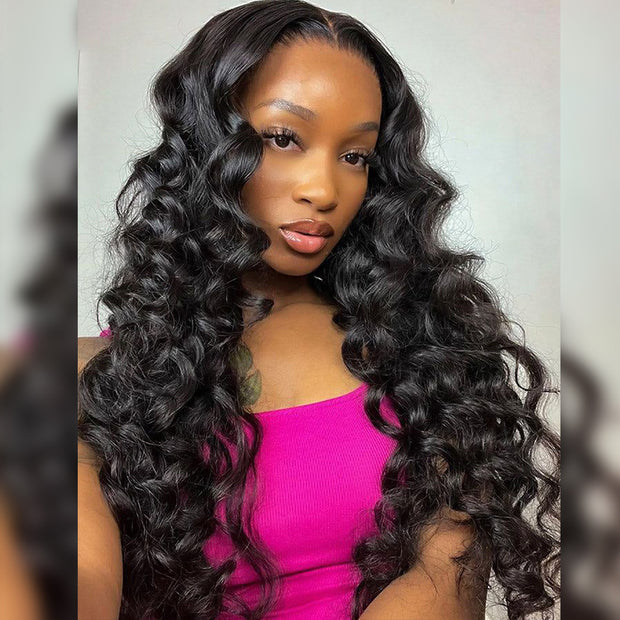 8X5 HD Lace Wig Pre Cut Lace Loose Wave Wear & Go Glueless Wig With Breathable Cap Beginner Friendly