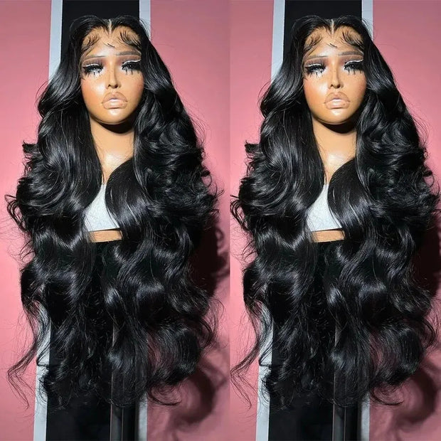 300% Ultra Dense Glueless Body Wave Wig Pre Bleached Pre Cut Invisible Skin Melt 8x5 HD Lace Human Hair Wig