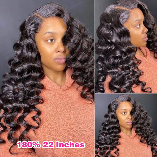 Pre-All|Glueless 8X5 13X6 Full HD Lace Wigs Pre-Bleached Knots Wand Curls Wig Free Part Human Hair Wigs