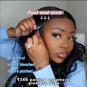 Pre All | Glueless Pre Bleached Pre Cut HD Lace Wig Put On & Go Body Wave Human Hair Wig