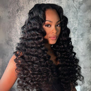 Pre-All|Glueless 8X5 13X6 Full HD Lace Wigs Pre-Bleached Knots Wand Curls Wig Free Part Human Hair Wigs