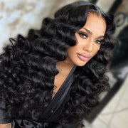 Pre-All|Glueless 8X5 13X6 Full HD Lace Wigs Pre-Bleached Knots Wand Curls Wig Free Part Human Hair Wigs