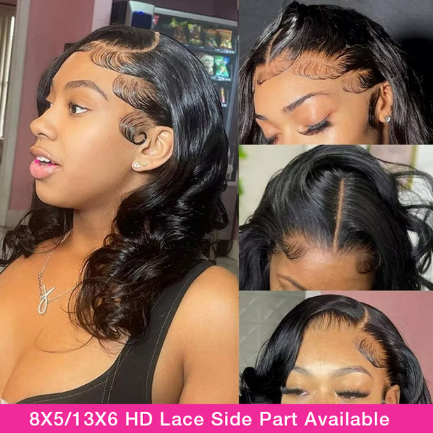 Bouncy And Fluffy Loose Wave HD Lace Wig Pre Bleached Pre Plucked Elegant Human Hair Wig For Black Women