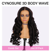 Pre-All 3D Bouncy Body Wave Glueless Wigs 13x6 Invisible HD Lace Front Human Hair Wigs Pre Cut Pre Bleached Pre Plucked