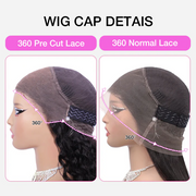 New 360 Lace Frontal Wigs With Hidden Strap #427 Highlight Snug Fit Affordable Body Wave Water Wave Deep Wave Human Hair Wig Special Sale