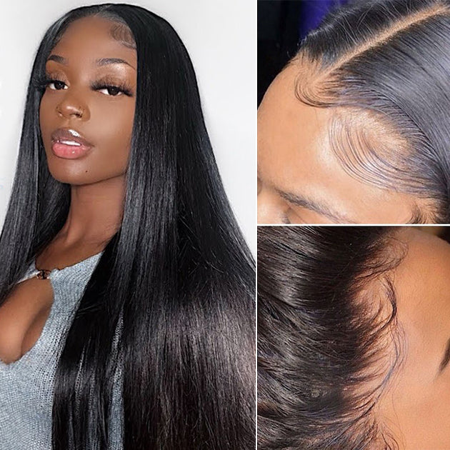 Invisible HD Lace Wigs Human Hair Straight Lace Front Wigs – Cynosure Hair