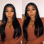 $100 OFF|Upgraded Durable V Shape Glueless Yaki Straight Human Hair Wig Beginner Friendly Natural V Part Wig